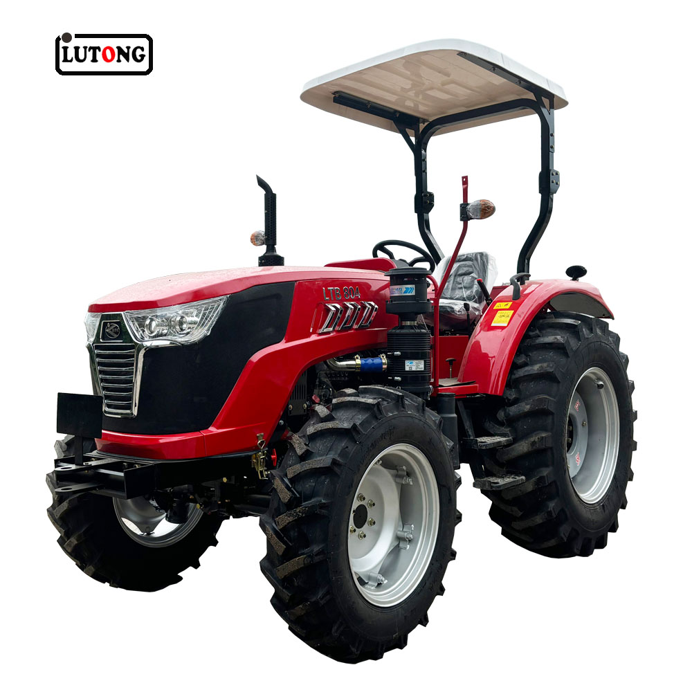 China Manufactured Cheapest Tractor  80HP Four-Wheel Hydraulic Agricultural Trac