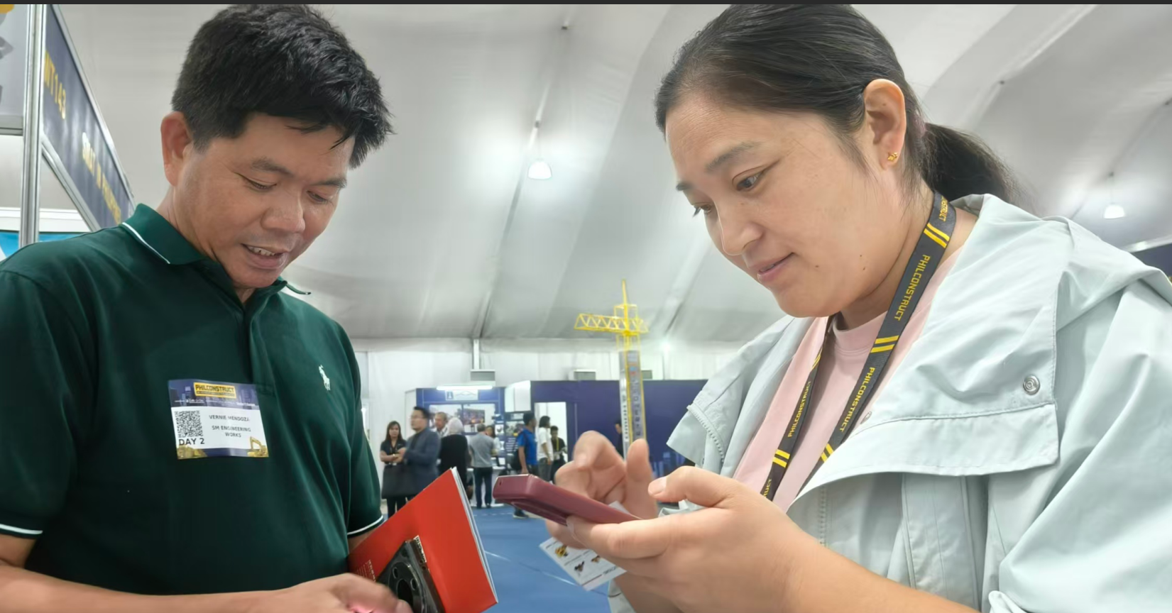 lutong company attend the exhibition at philippines